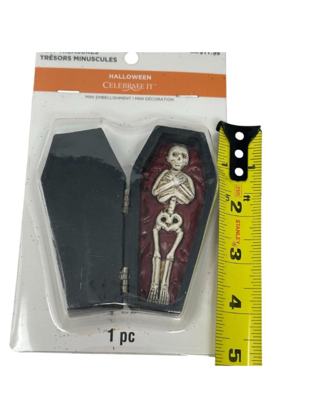 Halloween Skeletons Tombstones Miniatures Lot Celebrate It Tiny Treasures Decor - Picture 6 of 14